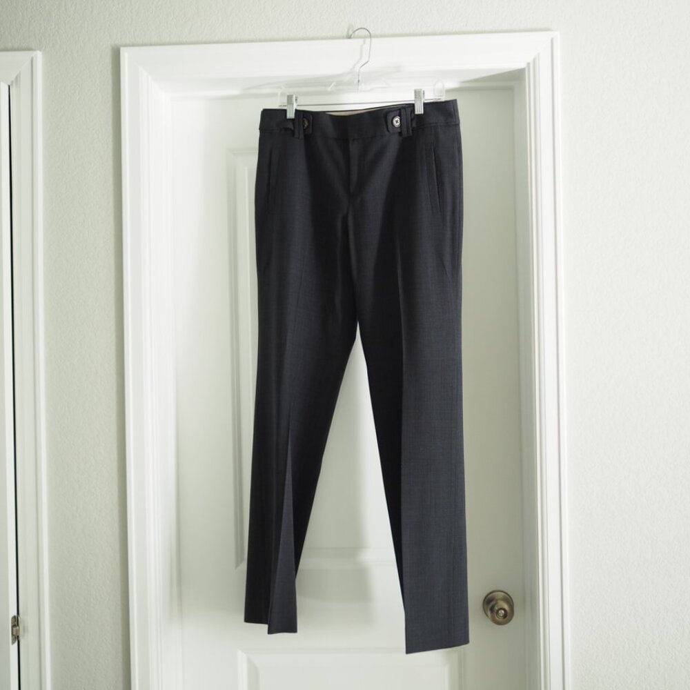 Banana Republic Jackson Fit Stretch Dark Grey Dress Pants – Women’s 8L